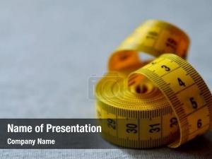 Tape Measure PowerPoint Template
