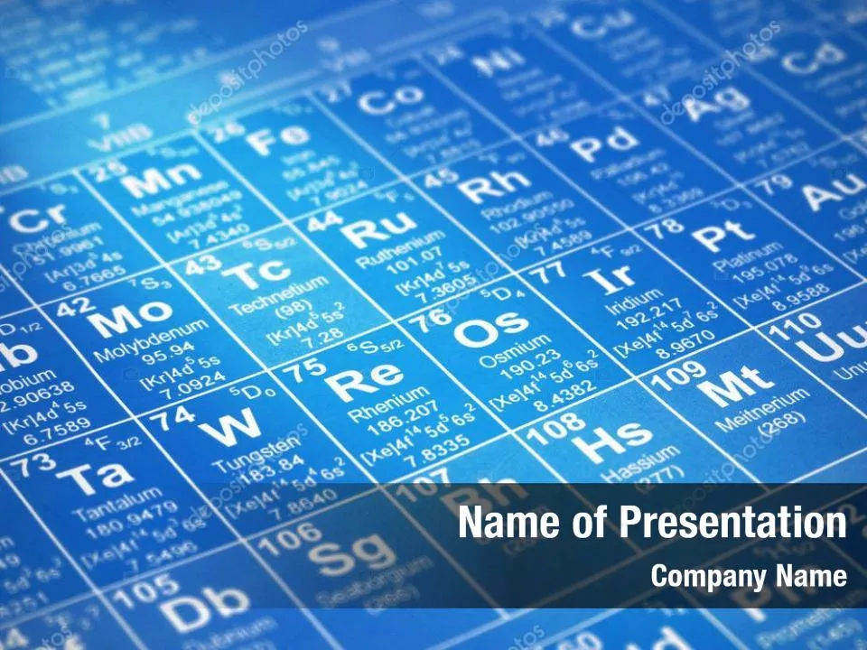 Chemical Periodic Table