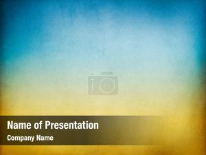 Blue and Yellow Background PowerPoint Template