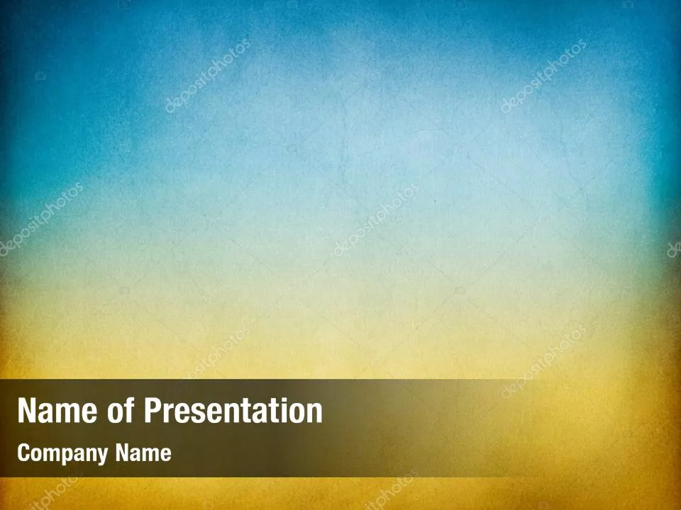 Blue and Yellow Background