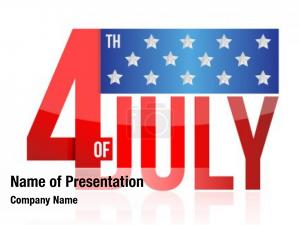 July 4th Banner PowerPoint Template