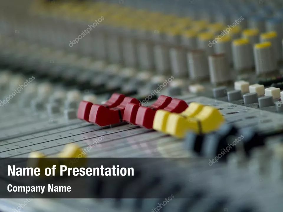 Audio Mixing Console