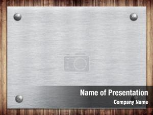Silver Planks PowerPoint Template