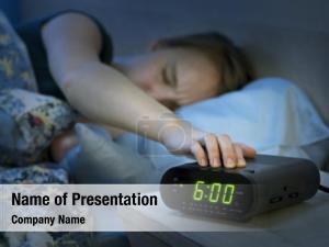 Wake Up Early Alarm Clock PowerPoint Template