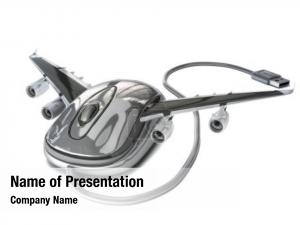 Computer Mouse Jet PowerPoint Template