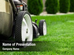 Lawn Mower PowerPoint Template