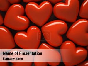 Positive Hearts PowerPoint Template