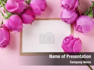 Blooming Frame PowerPoint Template