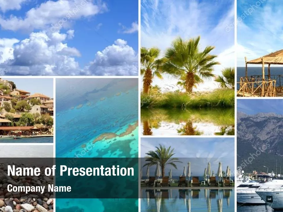 Beach Resort Collage