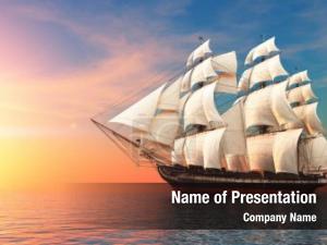 Sailing Ship PowerPoint Template