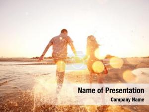 Young Couple PowerPoint Template