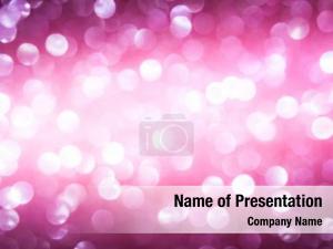 Pink Blur PowerPoint Template