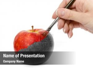 Painting Apple PowerPoint Template
