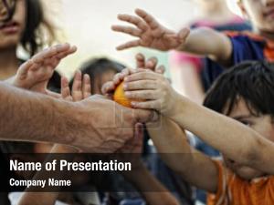 Asian Poverty PowerPoint Template