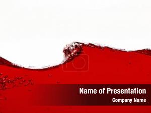 Red Wave PowerPoint Template