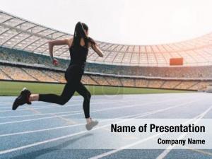 Running Athlete PowerPoint Template