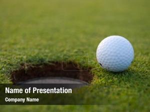 Golf Hole PowerPoint Template