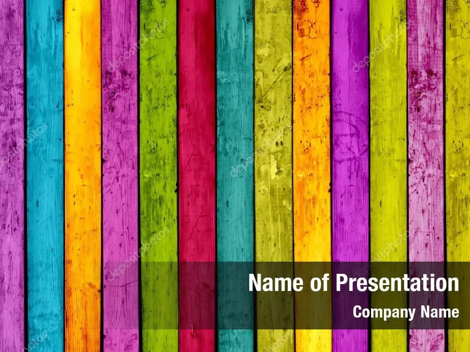 Colored Wooden Boards