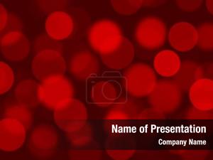 Abstract Red Circles PowerPoint Template
