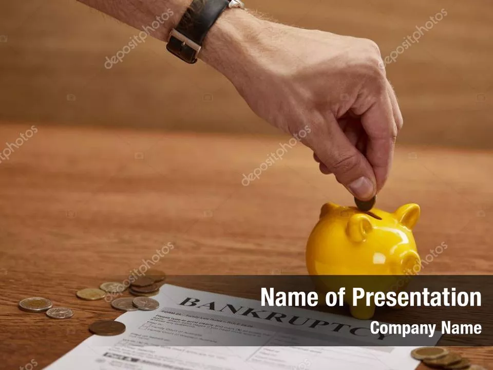 Piggy Bank And Coins