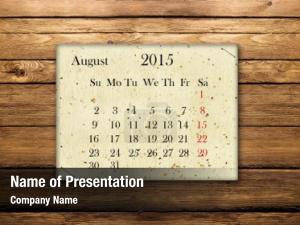 Calendar 2015 PowerPoint Template