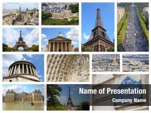 Paris In Collage PowerPoint Template