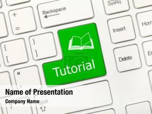 Tutorial Button PowerPoint Template