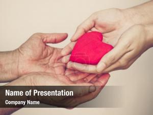 Giving Love PowerPoint Template