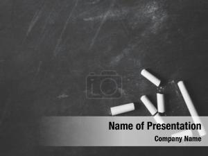 Blackboard and Chalk