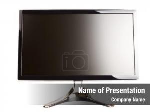 LCD Monitor PowerPoint Template