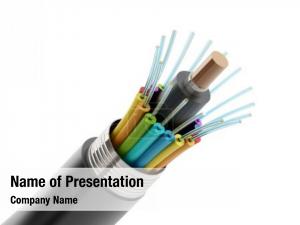 Optical Fiber Cable PowerPoint Template