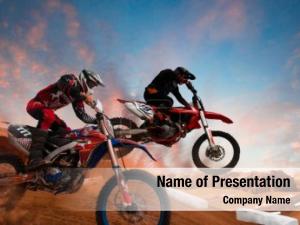 Motorcycle Sport Free PowerPoint Template