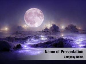 Violet Fantasy PowerPoint Template