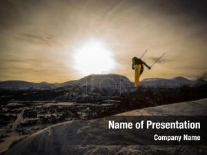 Ski Jump PowerPoint Template