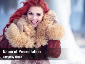 Fascination Girl PowerPoint Template