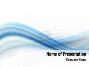 Blue Wave Theme PowerPoint Template
