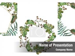 Green Ornament PowerPoint Template