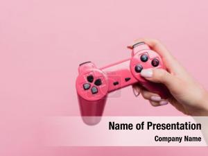 Game Joystick PowerPoint Template
