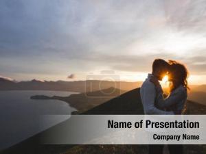 Romantic Mountain View PowerPoint Template