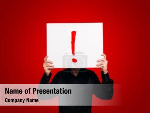 Warning Sign PowerPoint Template