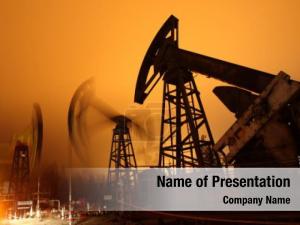 Oil Well PowerPoint Template