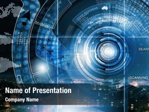 Digital Global Technologies PowerPoint Template