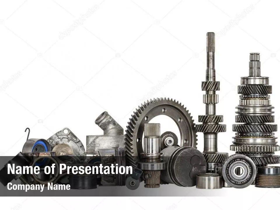 Mechanic Parts PowerPoint Template - Mechanic Parts PowerPoint Background