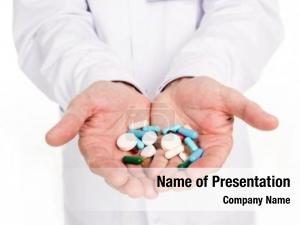 Doctor Hands Holding Medicine