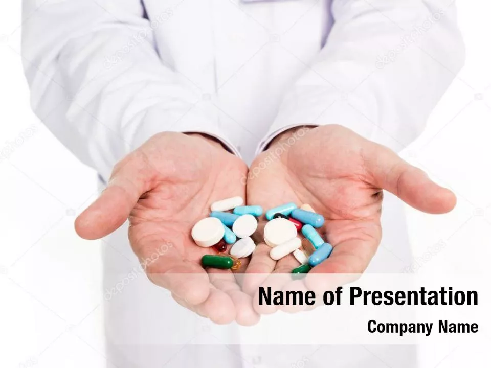 Doctor Hands Holding Medicine