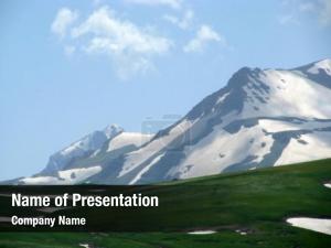 Alpine Flowering Meadows PowerPoint Template