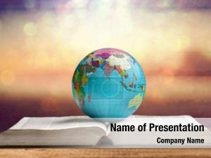 Education Globe PowerPoint Template