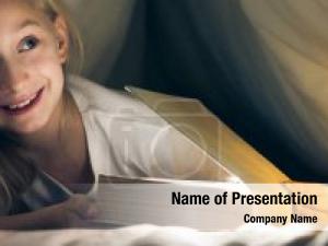 Reading Under Covers PowerPoint Template