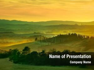Landscape Hills PowerPoint Template