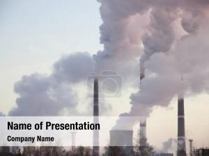 Thermoelectric Power Station PowerPoint Template